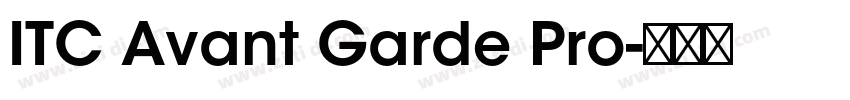ITC Avant Garde Pro字体转换